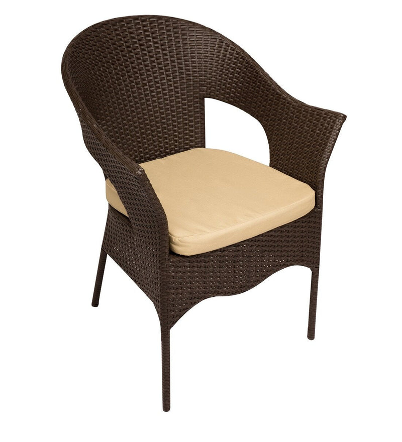 Blaze Outdoor Patio Seating Set 2 Chairs and 1 Table Set (Brown)