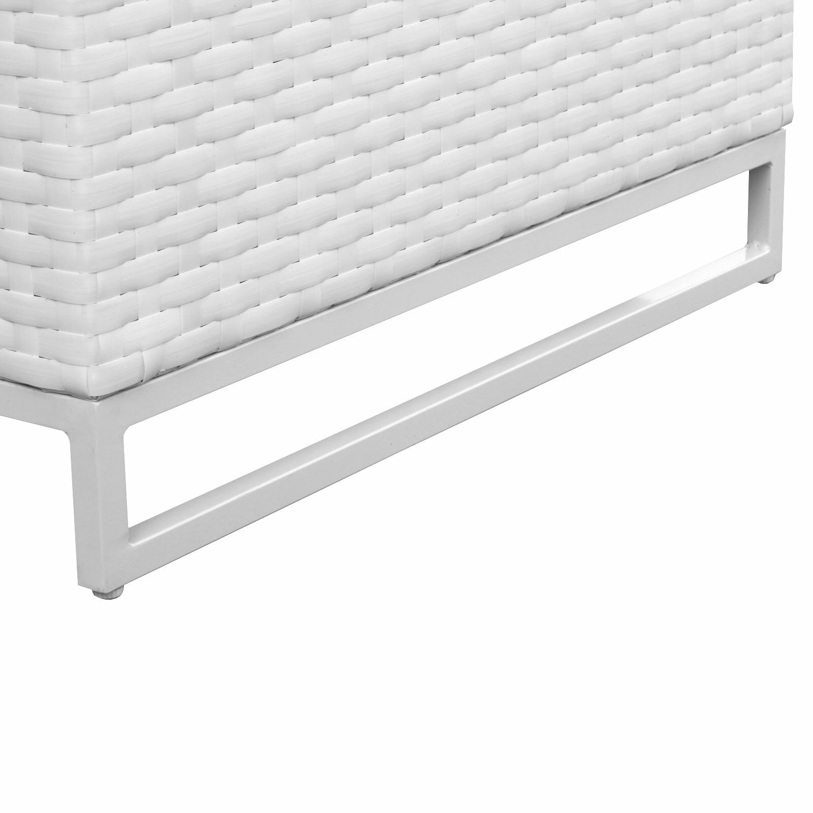 Navi Outdoor Swimming Poolside Lounger With (Set of 2 ) (White)