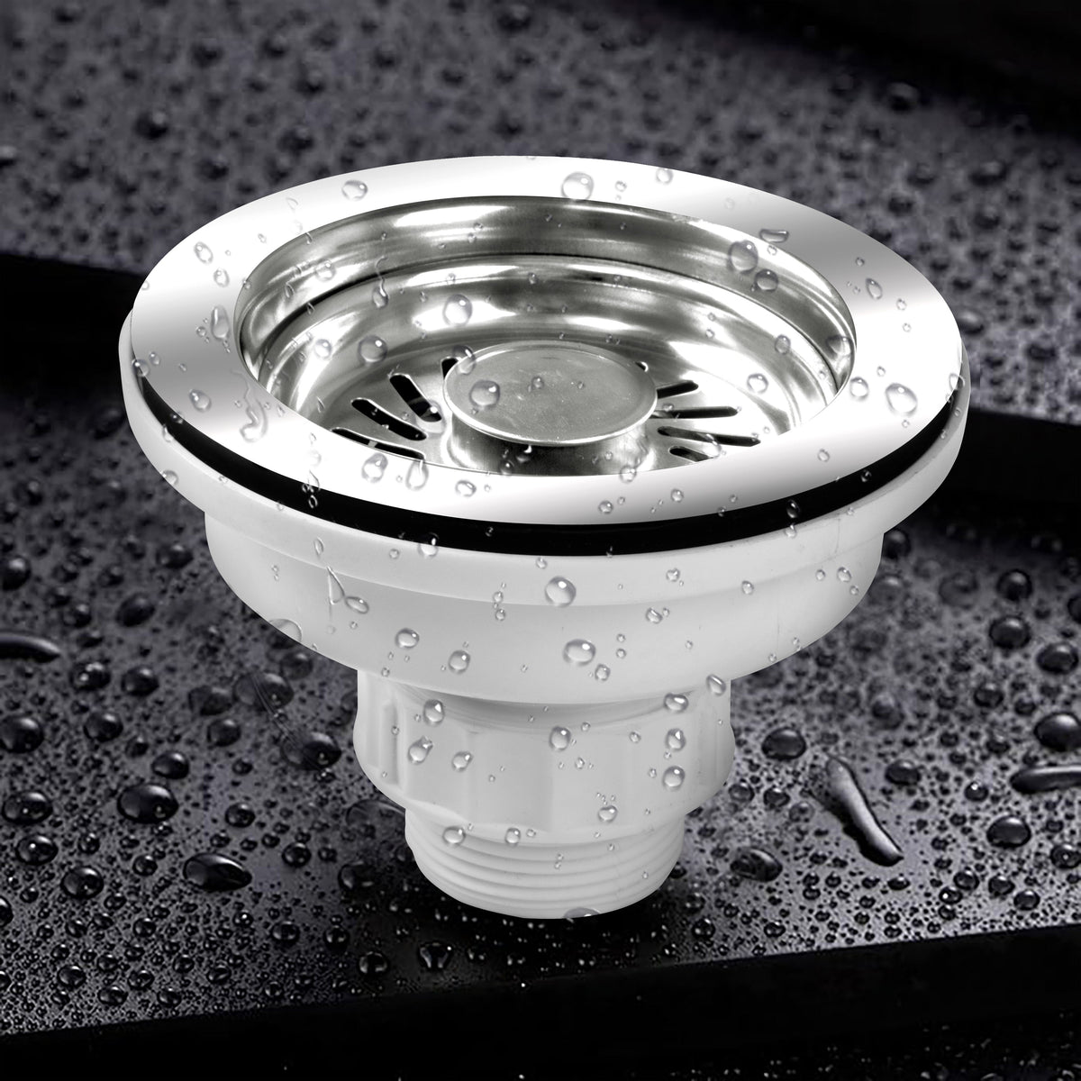 Plantex Coupling for Kitchen Sink/304 Grade Stainless Steel Waste Coupling/Round Shape Coupling - Pack of 1 (Chrome Finish)-3