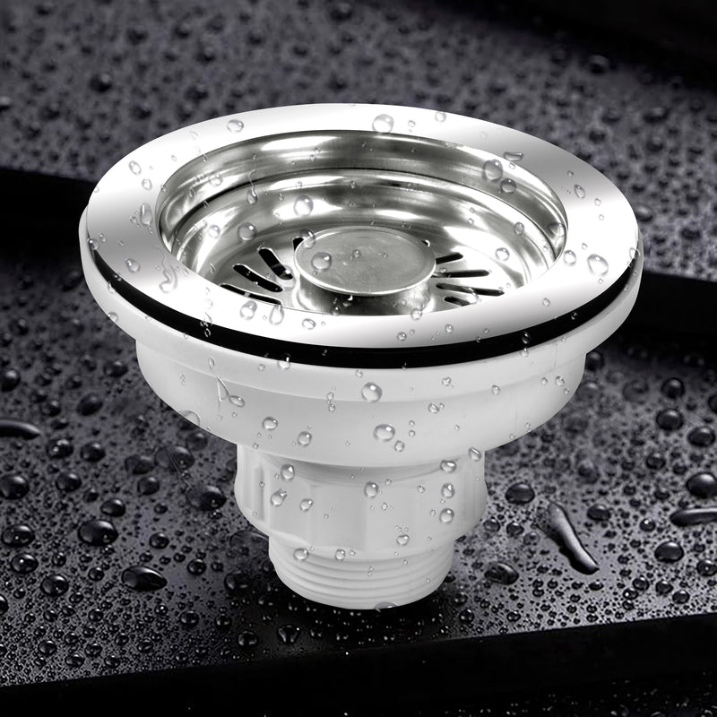 Plantex Coupling for Kitchen Sink/304 Grade Stainless Steel Waste Coupling/Round Shape Coupling - Pack of 1 (Chrome Finish)-3