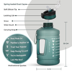 Motivational Water Bottle 3.8 L
