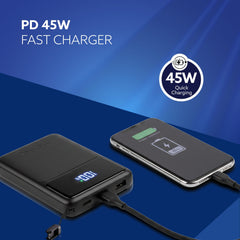 AGARO Ignite 10000 mAh Compact Power Bank, 45W Quick Charging for Smartphones-5