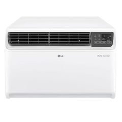 LG 1.5 Ton 3 Star DUAL Inverter Window AC | 100% Copper Tubes | Convertible 4-in-1 Cooling | Top Air Discharge | Super Silent Operation (AW-Q18WUXA, 2026 Model - New BEE Star Rated) White