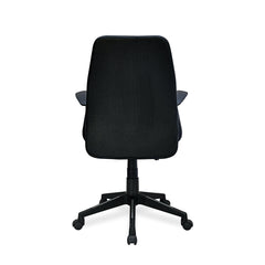 Nilkamal Solitaire Mid Back Chair (Grey/Black)