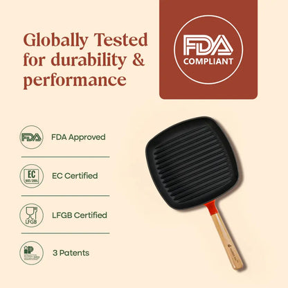 No. 9 Enamel Cast Iron Griddle (24cm)