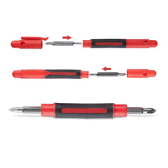 AGARO 4in1 Pocket Screwdriver, Portable, 13x5x6.8 cm, Orange