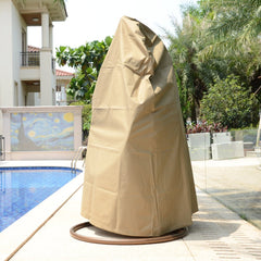 Dreamline Single Seater Hanging Swing Cover - Heavy Duty Waterproof Outdoor Furniture Cover - Patio Cover For Wicker Swing Chair