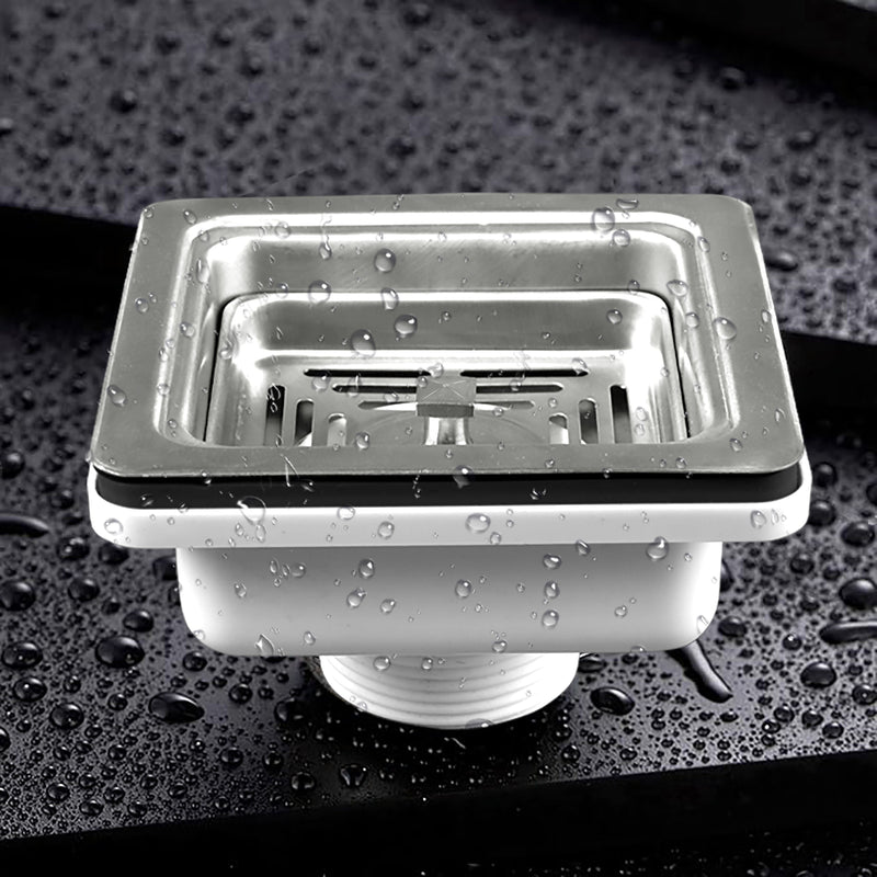 Plantex Coupling for Kitchen Sink/4.5 Inch Stainless Steel Waste Coupling/Square Shape Coupling - Pack of 1 (Matt Finish)-3