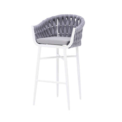 Ece Outdoor Patio Bar Chair 2 Chairs For Balcony Braided & Rope