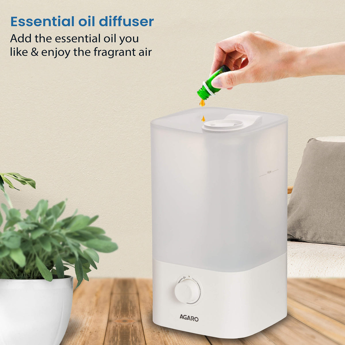 AGARO Breeze Humidifier 2.5L