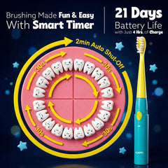 AGARO Rex V2.0 Sonic Kids Electric Toothbrush-5