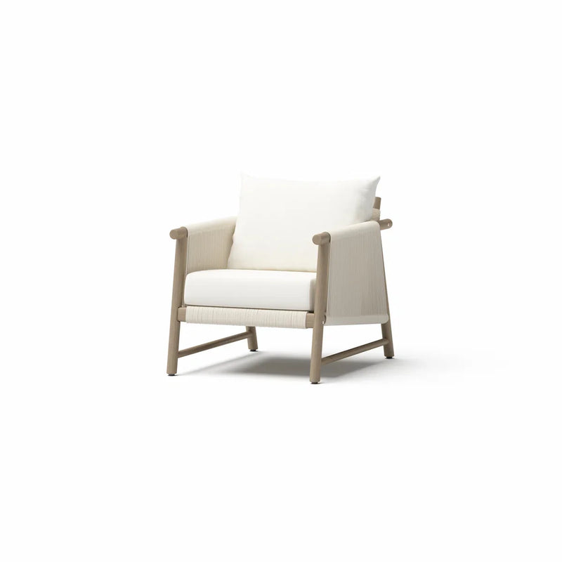 Alfi Outdoor Sofa Set 2 Seater, 2 Single seater and 1 Center Table Braided & Rope (Cream)