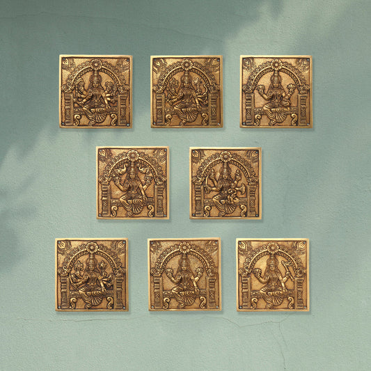 Brass Superfine Ashtalakshmi Wall Hanging Set