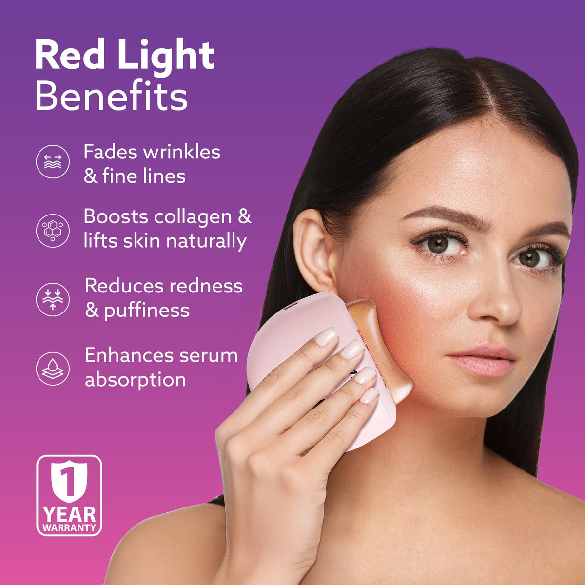 AGARO Electric Gua Sha Massager 1719 blends traditional skincare with modern tech. With 9 modes, red light therapy, soni