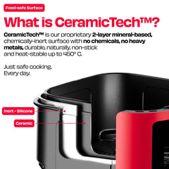World's 1st 100% Toxin-Free ILAG® Certified CeramicTech™ Air Fryer with XL Basket | BRĪSK