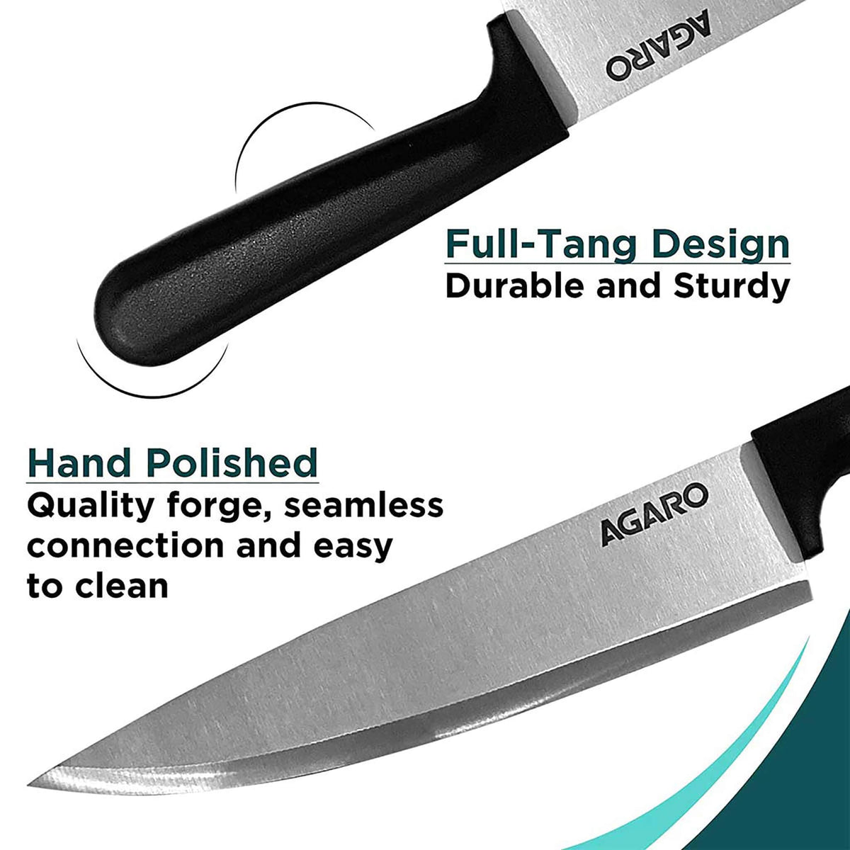 AGARO 3 Set Multifunction SS Knife - 1.8/1.2/1.2 mm
