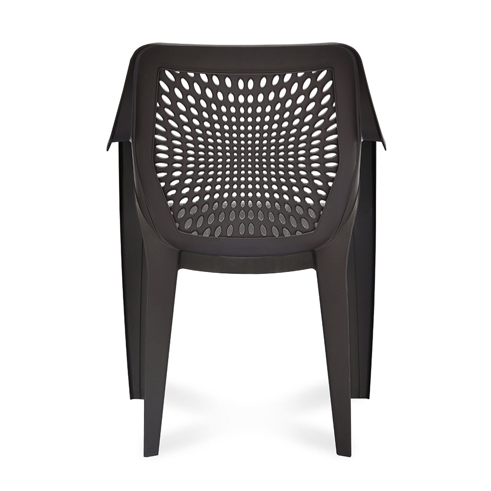 Nilkamal Trendy Plastic Chair with Arm Rest