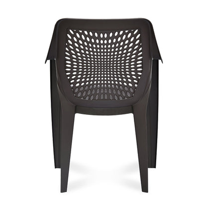Nilkamal Trendy Plastic Chair with Arm Rest