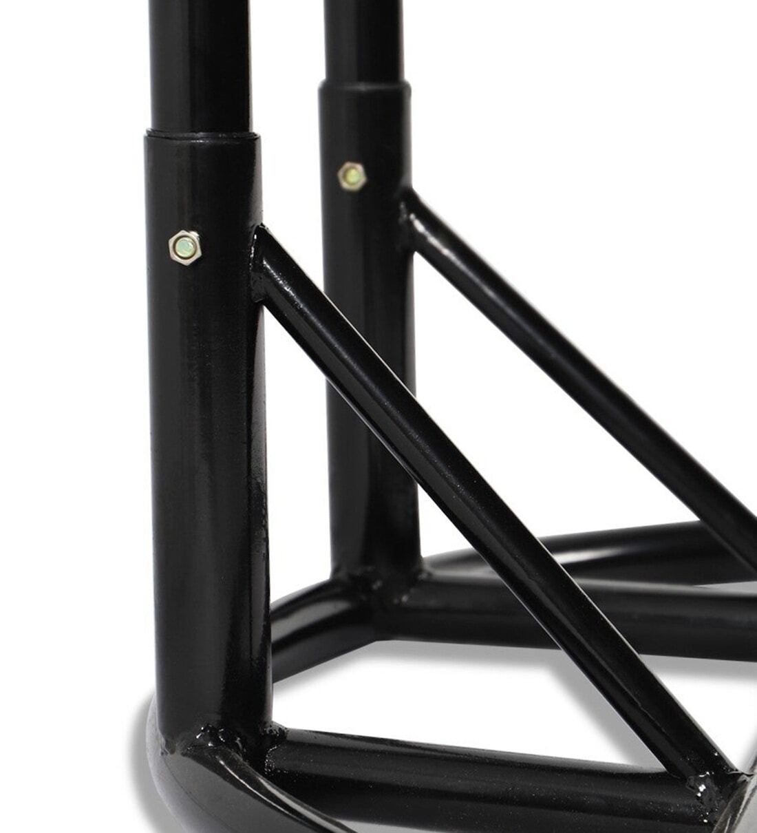Frediano Double Seater Hanging Swing With Stand For Balcony , Garden Swing (Black)