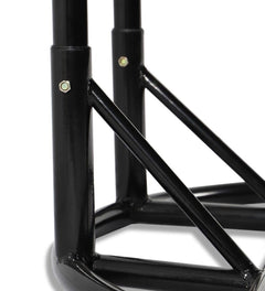 Frediano Double Seater Hanging Swing With Stand For Balcony , Garden Swing (Black)