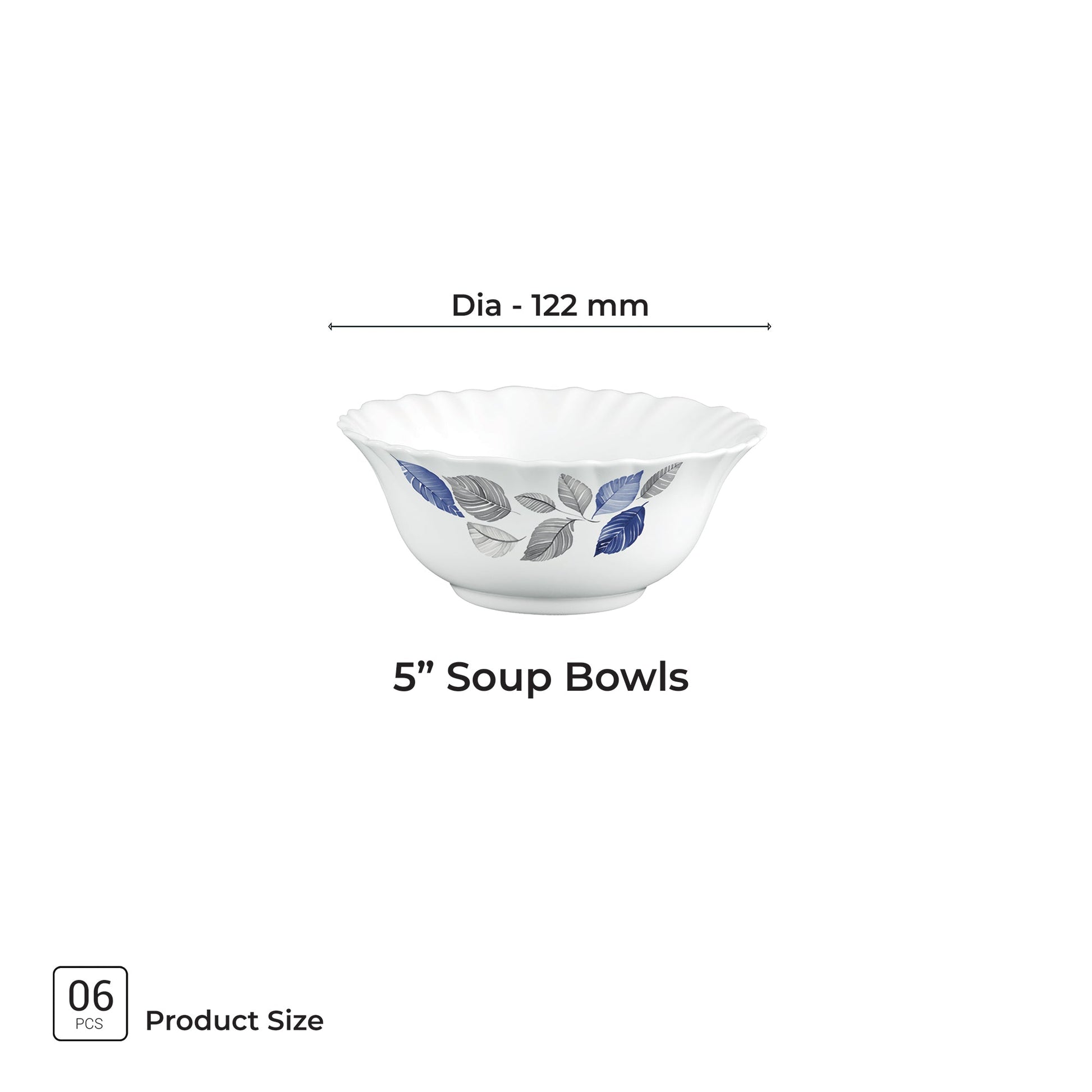 Aurelia Collection 6 Pcs Bowl Set - LUNIS (Treo By Milton)