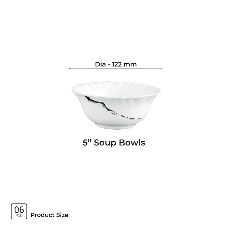 Aurelia Collection 6 Pcs Bowl Set - STRIA (Treo By Milton)