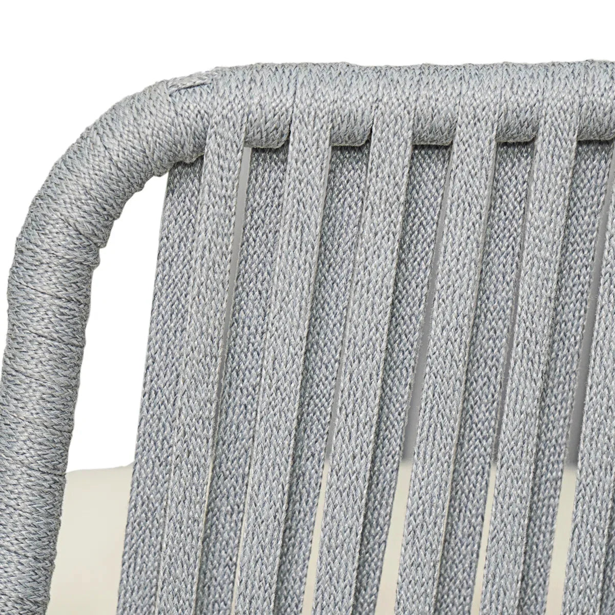 Logema Outdoor Garden Balcony Sofa Set 2 Seater,4 Single Seater With 1 Table Set, Braid & Rope (Grey + Beige)