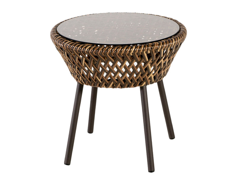 Gustavo Outdoor Sofa Set 2 Seater , 2 Single seater , 1 Side table and 1 Center Table (Brown)
