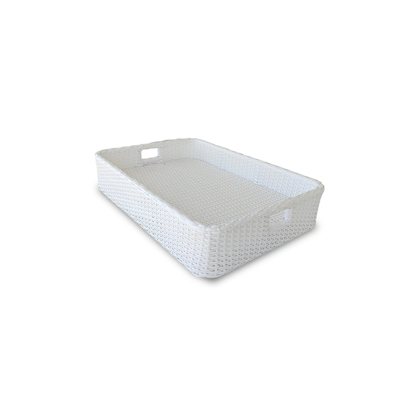 Rocío Luxury Floating Serving Tray For Swimming Pool - White( Rectangle )