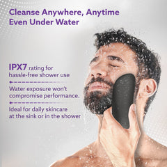 AGARO CM2407 Facial Cleansing Massager with Sonic Vibration Technique, 5 Cleaning Modes, Waterproof, Soft Silicone Brist