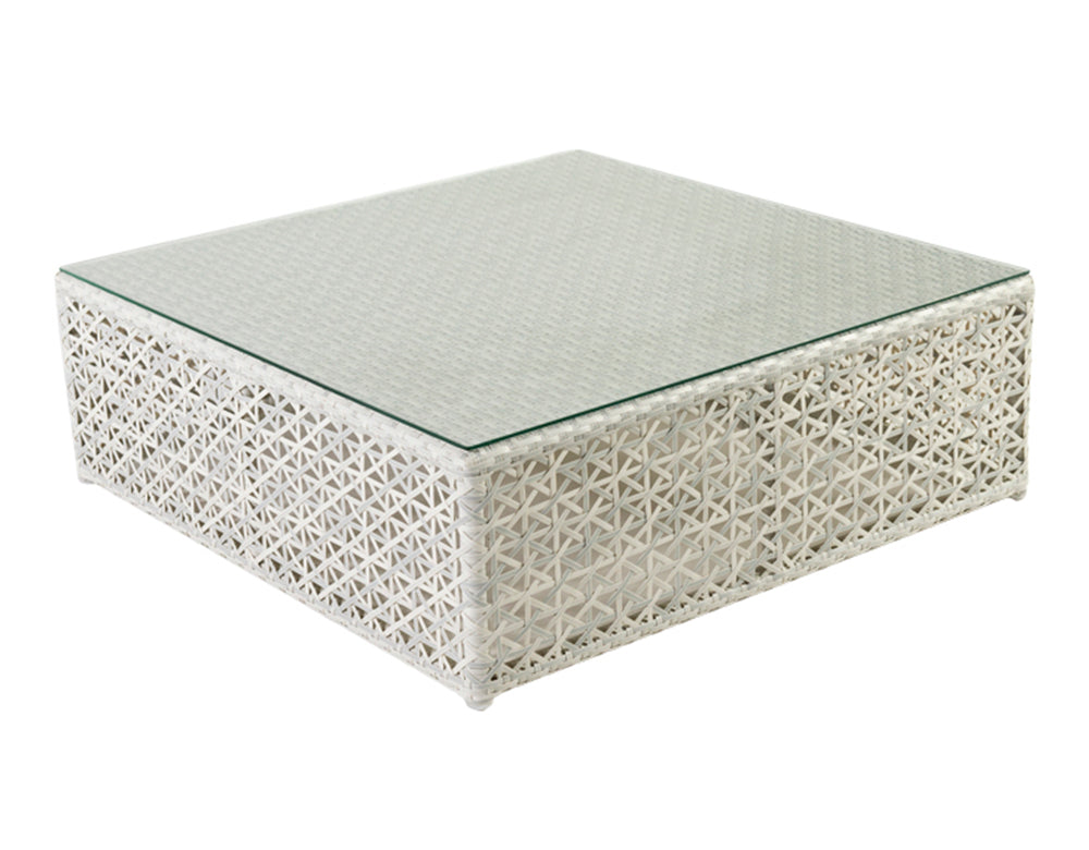 Ludovica Outdoor Patio Sofa Set 6 Chairs , 1 Footstool , 1 Side table and 1 Center Table (Off White)