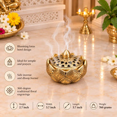 Brass Louts Dhoop Dani & Incense Holder