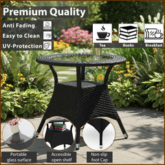Boss Outdoor Patio Seating Set 4 Chairs and 1 Table Set