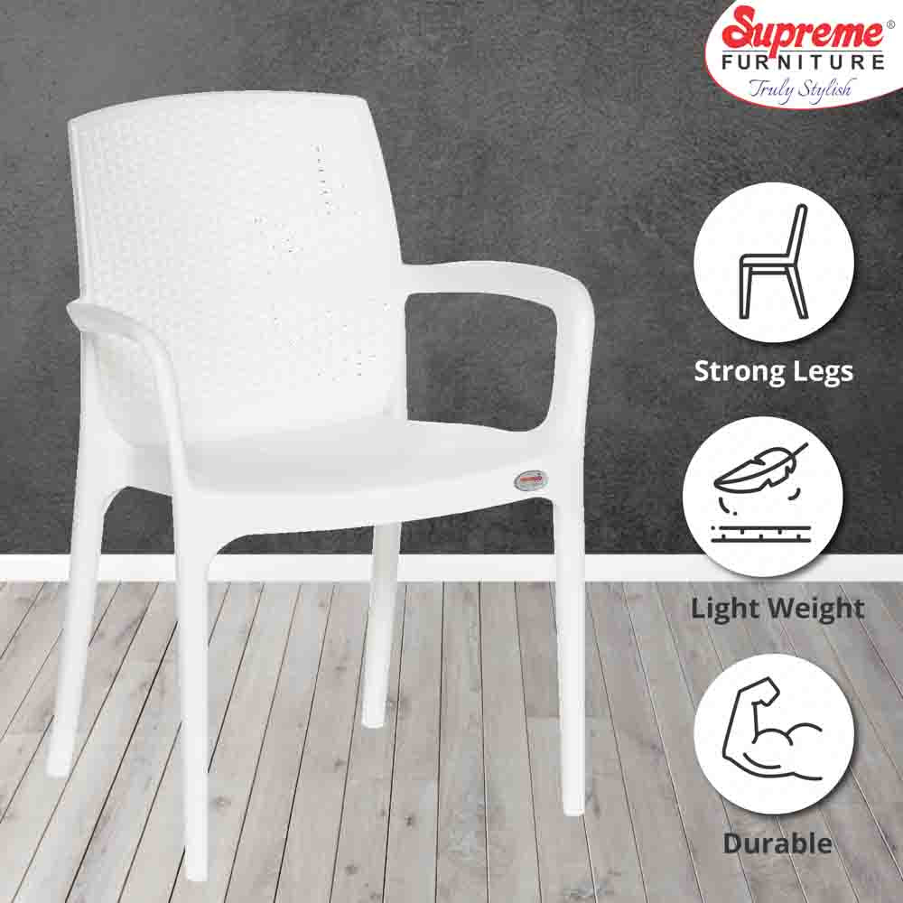Supreme Texas Plastic With-Arm Chair