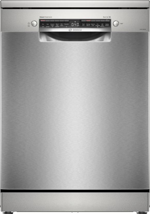 Bosch SMS6HMI01I Free Standing 15 Place Settings Dishwasher