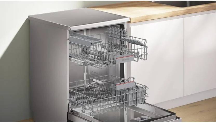 Bosch SMS6IKI01I Free Standing 14 Place Settings Dishwasher-4