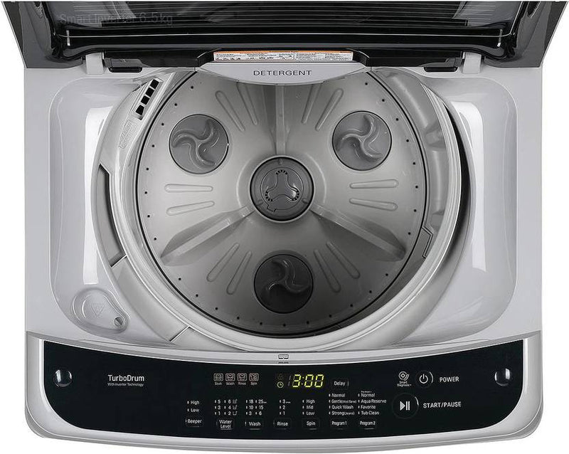LG 6.5 kg withWi-Fi Enabled Fully Automatic Top Load Washing Machine Silver (T65SPSF1ZA)-2