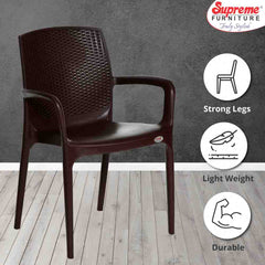 Supreme Texas Plastic With-Arm Chair