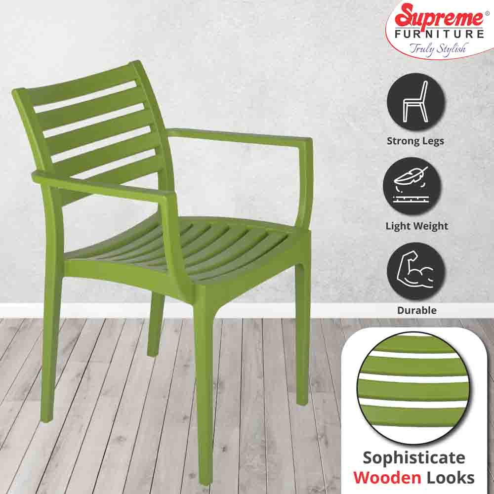 Supreme Empire Plastic With-Arm Chair