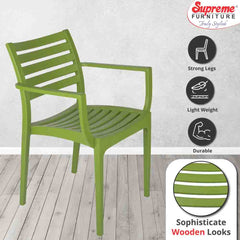 Supreme Empire Plastic With-Arm Chair
