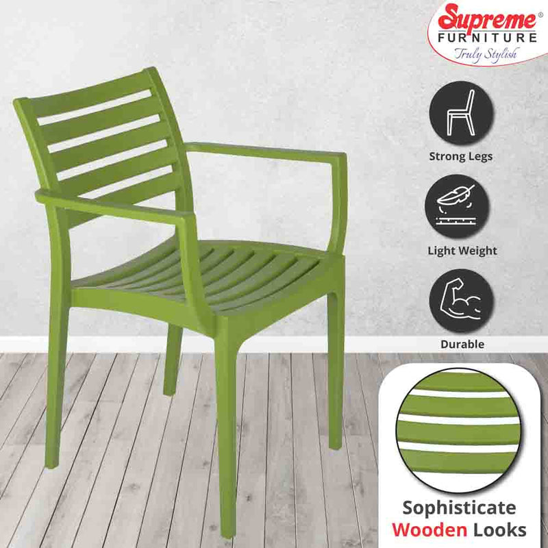 Supreme Empire Plastic With-Arm Chair