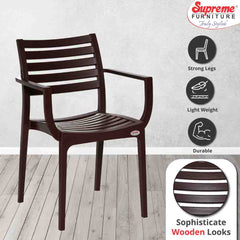 Supreme Empire Plastic With-Arm Chair