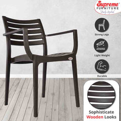 Supreme Empire Plastic With-Arm Chair