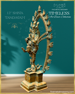 Shiva Tandavam Panchaloha Bronze Icon - 12"- Timeless Collection