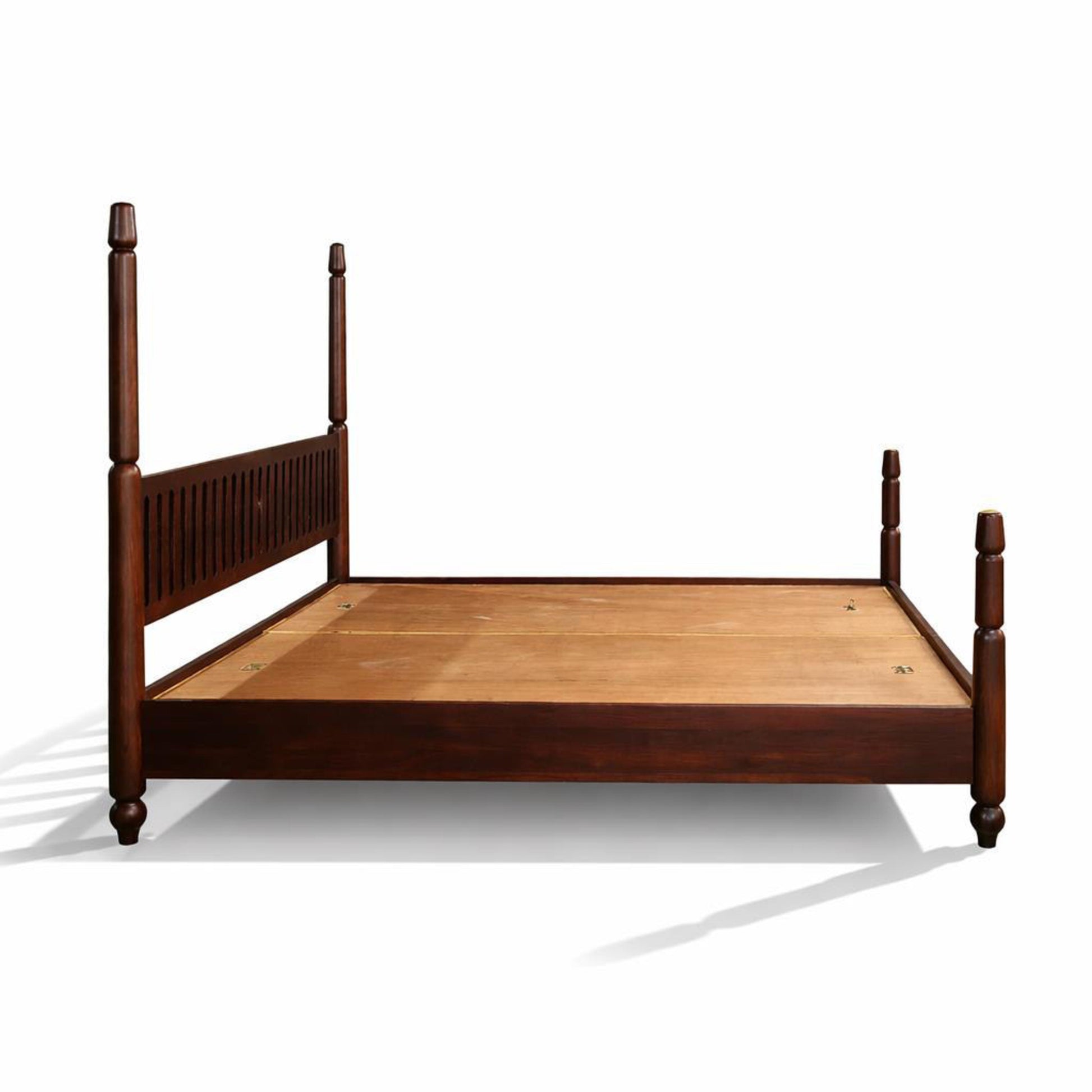 Victorian Style Solid Sheesham Wood Four Poster Bed