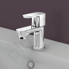 Plantex Pillar Tap for Bathroom with Water Saving Aerator and Brass Spindle/Single Lever Tap for Wash Basin with Teflon Tape/Tap for Table Top Deck Mount Pillar Tap - Pack of 1 (Chrome)-6