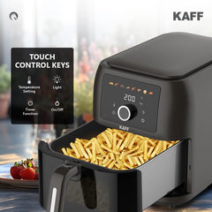 Kaff KFR8 Air Fryer Oven with 360° High Speed Air Circulation Technology | Digital LED Display & Touch Control Panel | B