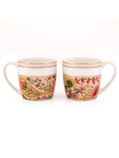 Clay Craft Fine Ceramic Tea/Coffee Cup Set of 6-200 ml Each (Fiesta FI801), Tea Cup Set of 6, Microwave & Dishwasher Safe, Mugs for Coffee, Cups Set of 6, Mug Set, Gift Set, Ideal for Gifting