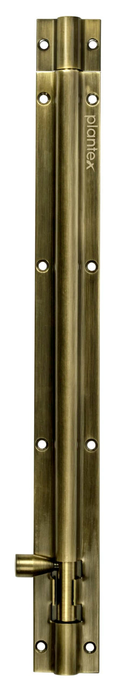 Plantex Stainless Steel 12 inch Tower Bolt/Tower Bolt for Home,Offices Doors and Windows/Tower Bolt for Main Door/Door Latch/Kundi/Chitakini/Door Latch for Windows - Pack of 1 (Brass Antique)-2
