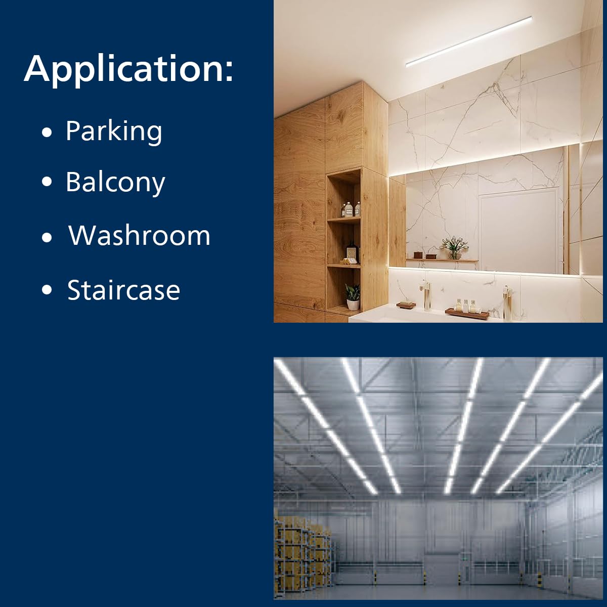 Philips Motion Sensing 20W Tubelight (Pack of 2)